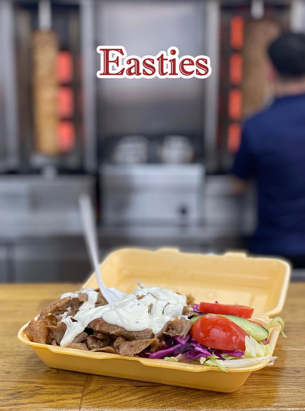 Easties Doner kebab in Kilbirnie.